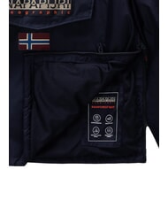 NAPAPIJRI RAINFOREST NEXT SUM Hooded jacket blu marine - Men's Jackets - 5