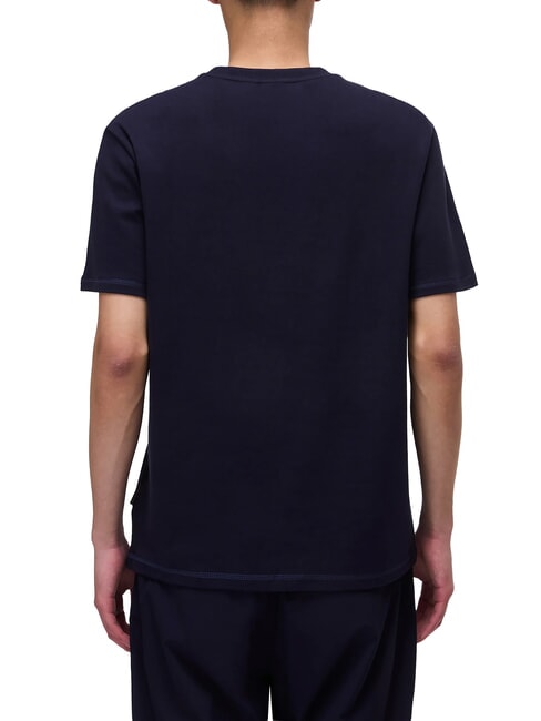 S-VANNI Cotton T-Shirt blu marine - T-shirt