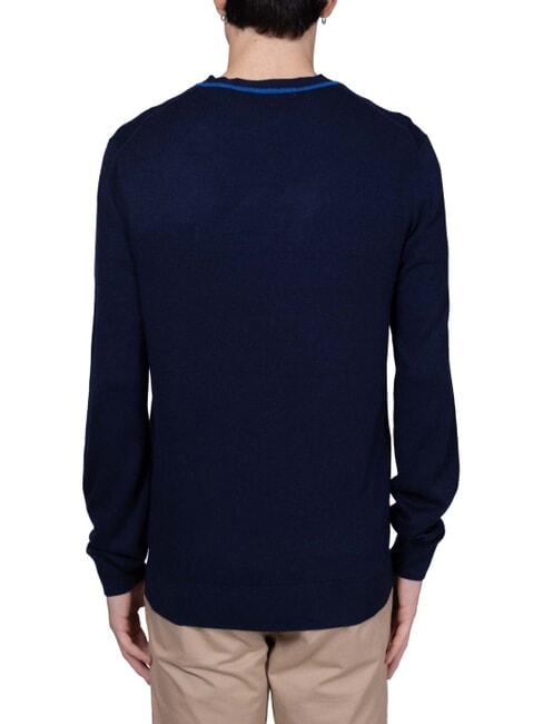 DONORI Wool blend sweater blu marine - Men's Sweaters
