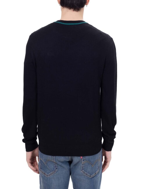 DONORI Wool blend sweater black 041 - Men's Sweaters