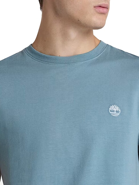 SS DUNRIVER CREW Cotton T-shirt citadel - T-shirt