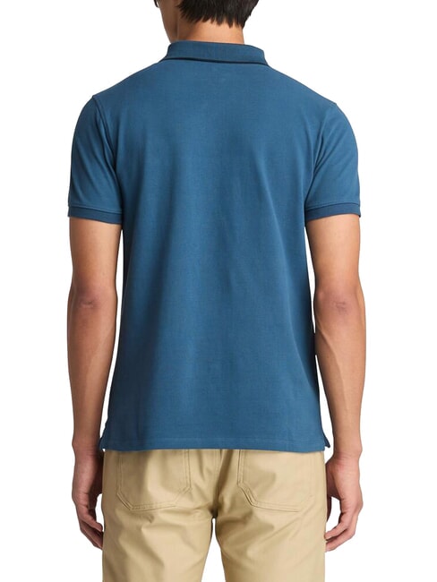 MILLERS RIVER Cotton polo shirt dark denim - Polo shirt