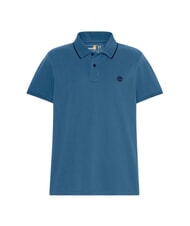 TIMBERLAND MILLERS RIVER Cotton polo shirt dark denim - Polo shirt - 3