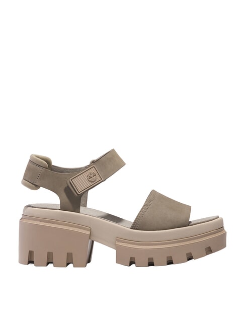 EVERLEIGH Leather sandals light taupe nubuck - Women&rsquo;s shoes