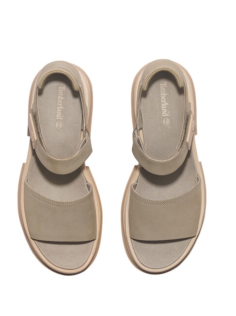 EVERLEIGH Leather sandals light taupe nubuck - Women&rsquo;s shoes