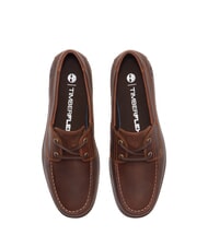 TIMBERLAND GRAFTON BAY Leather sailing shoes medium brown full grain - Men&rsquo;s shoes - 4