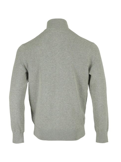 WILLIAMS RIVER Zip-up sweater medium gray heather - Men's Sweaters