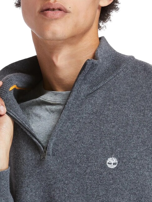 COHAS BROOK Wool blend sweater dark / gray / heather - Men's Sweaters