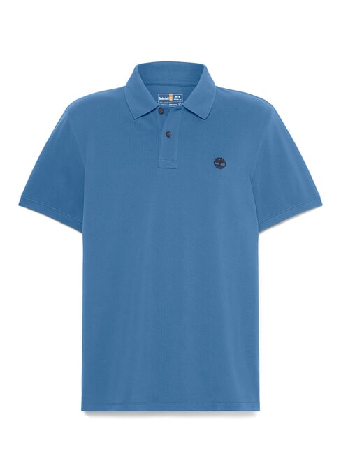 MILLERS RIVER Cotton polo shirt dark denim - Polo shirt