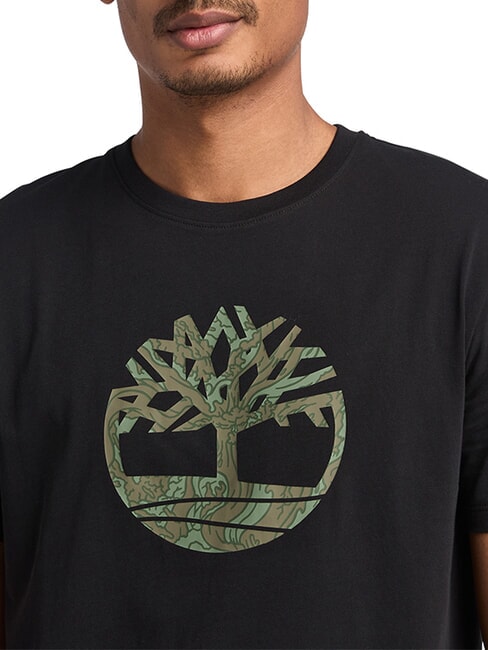 KENNEBEC RIVER Cotton T-Shirt BLACK - T-shirt