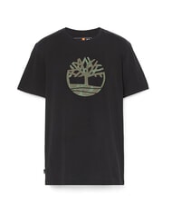 TIMBERLAND KENNEBEC RIVER Cotton T-Shirt BLACK - T-shirt - 4