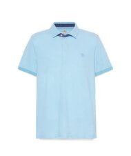 TIMBERLAND BABOOSIC Cotton polo shirt cabana blue - Polo shirt - 3