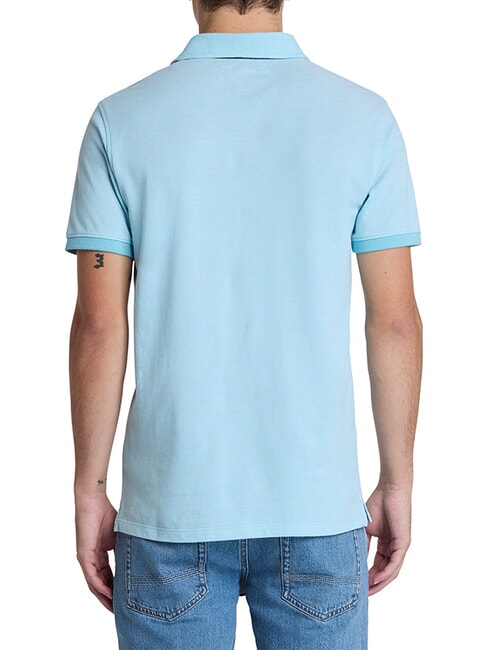 BABOOSIC Cotton polo shirt cabana blue - Polo shirt