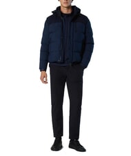 NORTH SAILS NORTH TECH Hooded jacket navy blue - Men's down jackets - 5