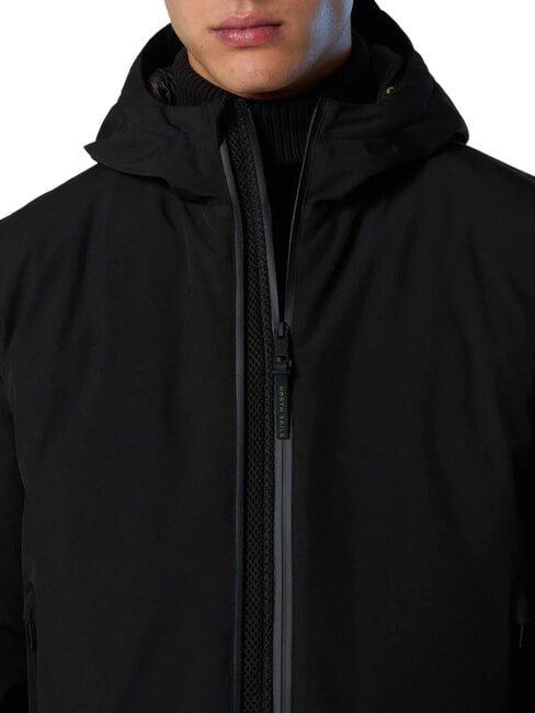 NORTH TECH Hooded jacket black - Men's Jackets