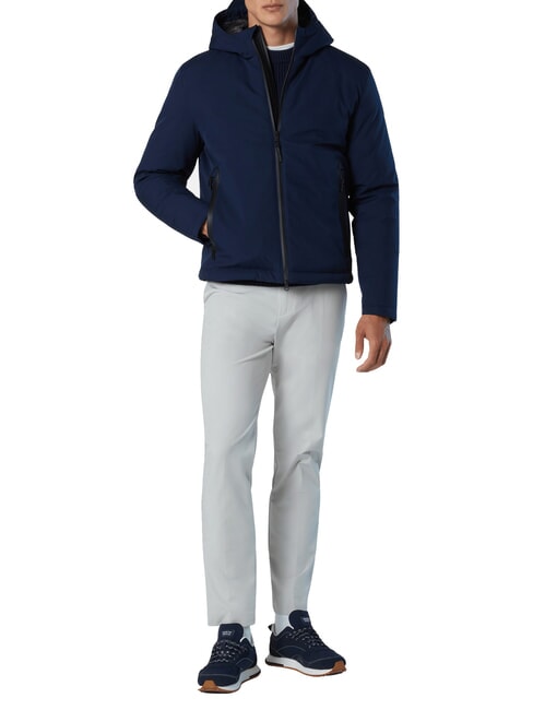 NORTH TECH Hooded jacket navy blue - Men's Jackets