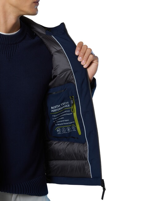 NORTH TECH Hooded jacket navy blue - Men's Jackets