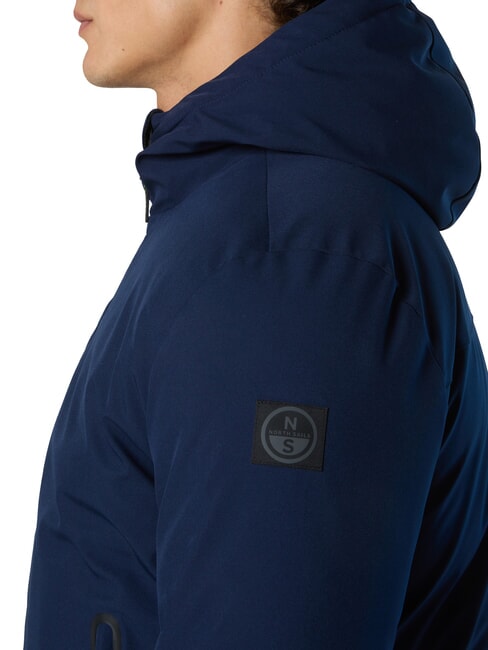 NORTH TECH Hooded jacket navy blue - Men's Jackets
