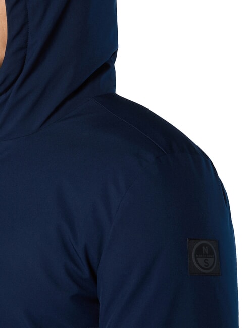NORTH TECH Hooded jacket navy blue - Men's Jackets