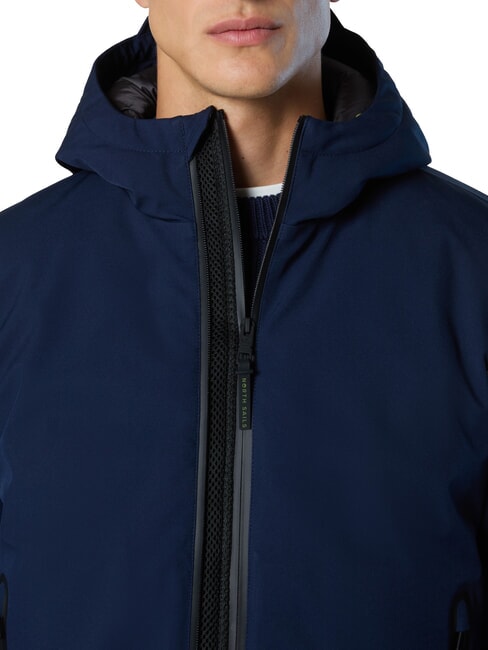 NORTH TECH Hooded jacket navy blue - Men's Jackets