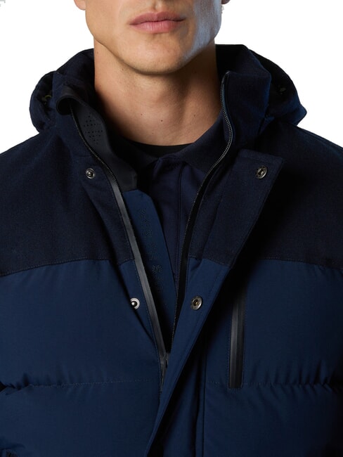 NORTH TECH Hooded jacket navy blue - Men's down jackets