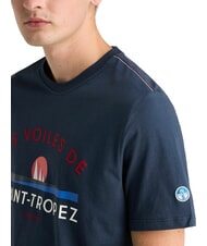 NORTH SAILS LVDST Cotton T-shirt navy blue - T-shirt - 4