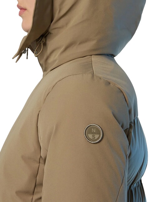 OCEAN OUTDOOR Hooded jacket brown rock - Women's Jackets