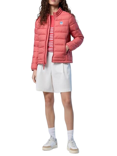 NAOMI Women's down jacket spiced coral - Women's down jackets