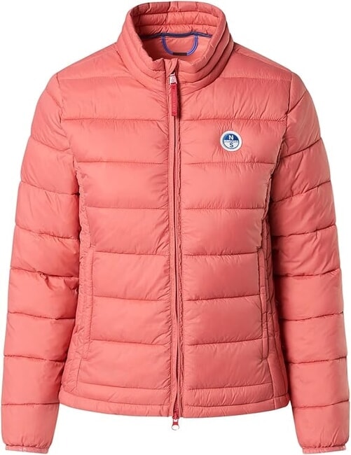 NAOMI Women's down jacket spiced coral - Women's down jackets