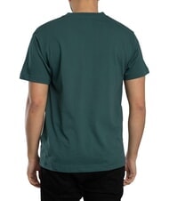 VANS CLASSIC Short-sleeved T-shirt with logo print mystic moss - T-shirt - 2