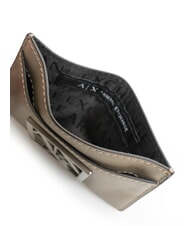 ARMANI EXCHANGE A|X Flat credit card holder brown bass - Women&rsquo;s Wallets - 3