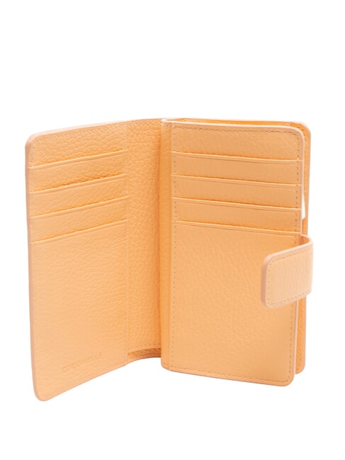 METALLIC SOFT Wallet in hammered leather sunrise - Women&rsquo;s Wallets