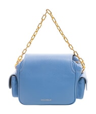 COCCINELLE CAMPUS  Mini shoulder bag, in leather blue - Women&rsquo;s Bags - 3
