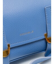 COCCINELLE CAMPUS Mini shoulder bag, in leather blue - Women&rsquo;s Bags - 3