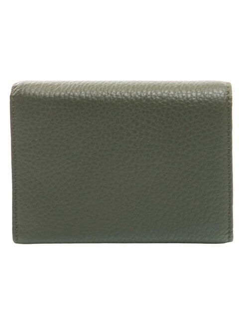 METALLIC SOFT  Small leather wallet seaweed - Women&rsquo;s Wallets