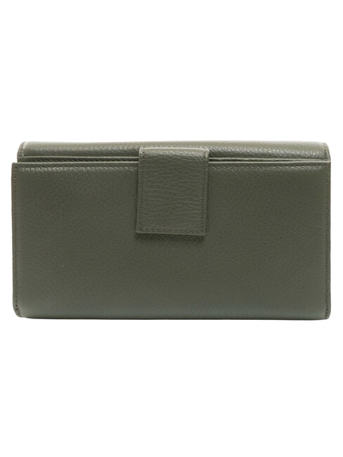 METALLIC SOFT Large leather wallet seaweed - Women&rsquo;s Wallets