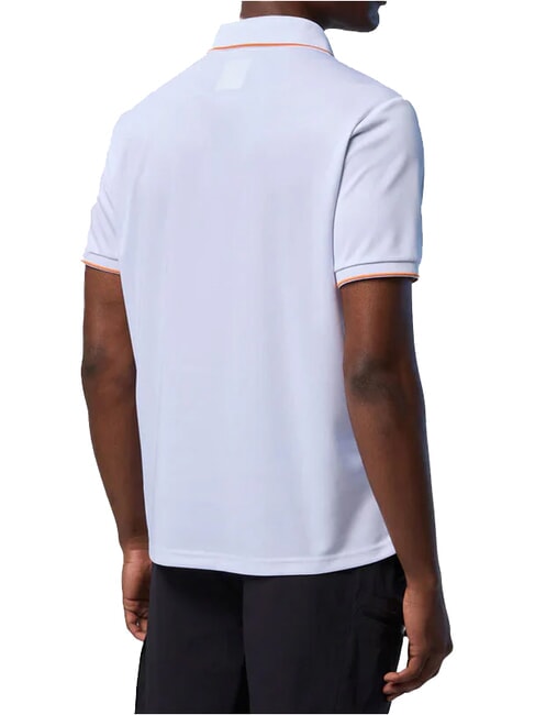 NORTH TECH Casual short-sleeved polo shirt white - Polo shirt