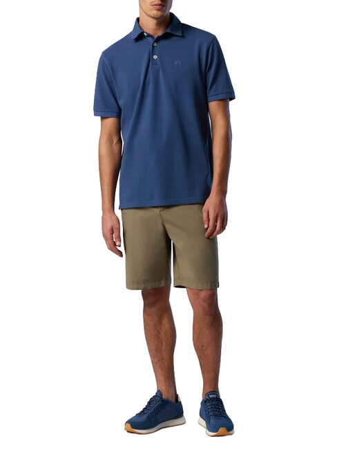 CORE Polo shirt with embroidered logo dark denim - Polo shirt