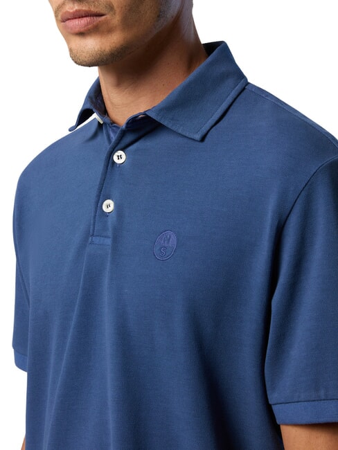 CORE Polo shirt with embroidered logo dark denim - Polo shirt