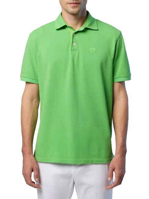 CORE Polo shirt with embroidered logo summer green - Polo shirt