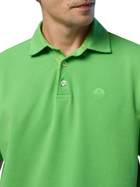 CORE Polo shirt with embroidered logo summer green - Polo shirt