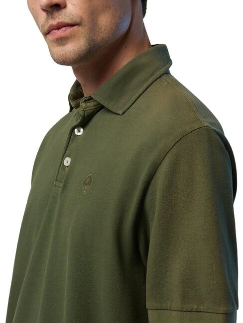 CORE Polo shirt with embroidered logo deep green - Polo shirt