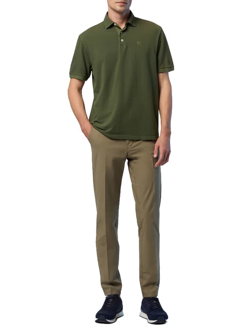CORE Polo shirt with embroidered logo deep green - Polo shirt