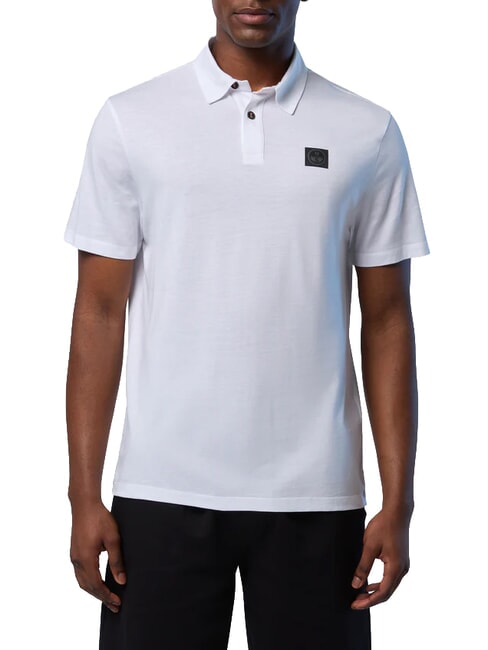 NORTH TECH Short-sleeved polo shirt white - Polo shirt