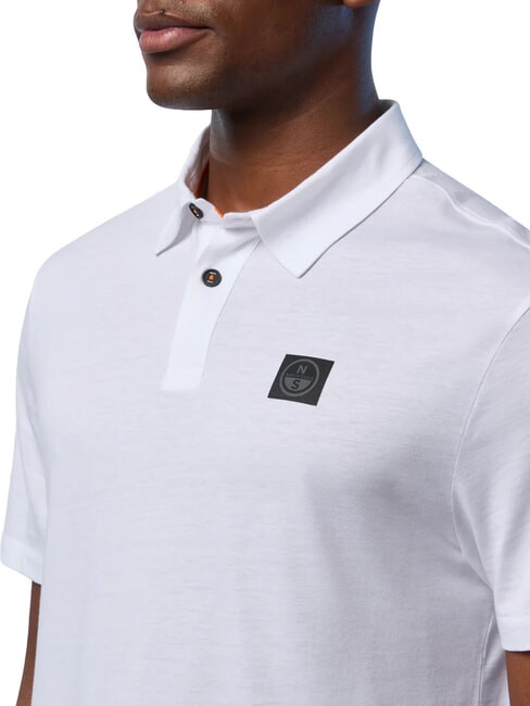 NORTH TECH Short-sleeved polo shirt white - Polo shirt