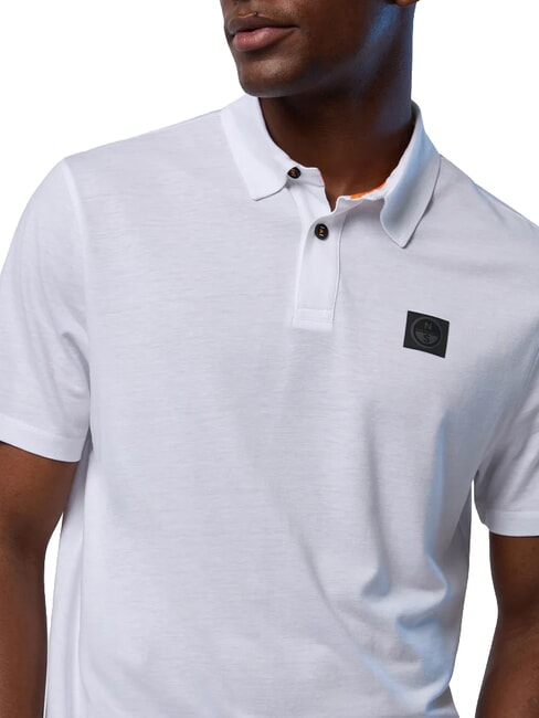 NORTH TECH Short-sleeved polo shirt white - Polo shirt