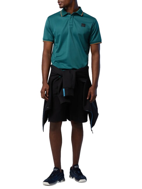 NORTH TECH Casual short-sleeved polo shirt Mediterranean - Polo shirt