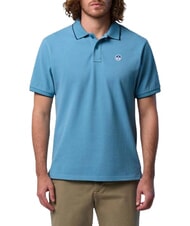 NORTH SAILS COLLAR STRIPED Short-sleeved cotton polo Niagara - Polo shirt - 2