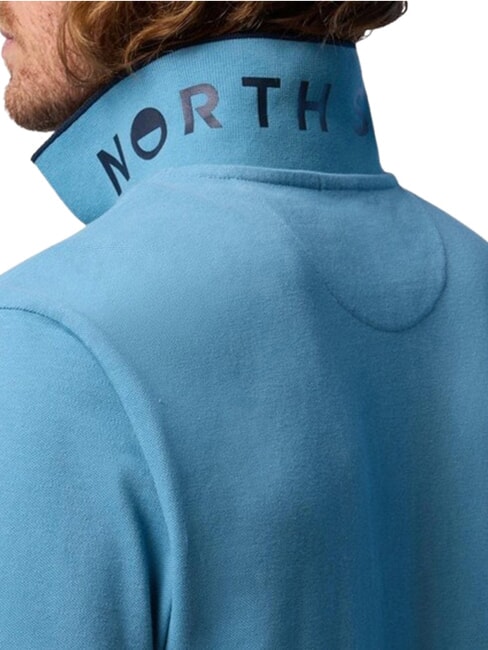 COLLAR STRIPED Short-sleeved cotton polo Niagara - Polo shirt