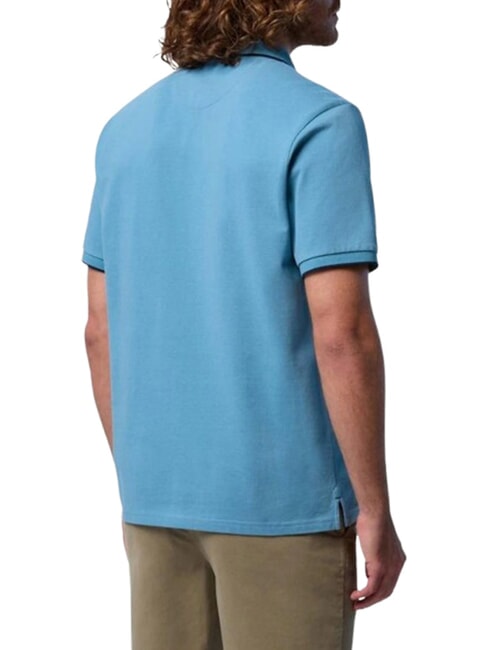 COLLAR STRIPED Short-sleeved cotton polo Niagara - Polo shirt